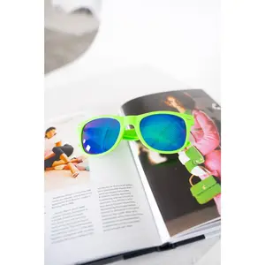 Playa del Carmen Sunglasses - Neon Green, Colorful, Modern, Square Frames, Tinted Lenses Fashion Eyewear Accessory, Colorful Sunglasses, Modern Sunglasses
