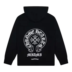 Chrome Hearts Miami Exclusive Zip Up Hoodie Black