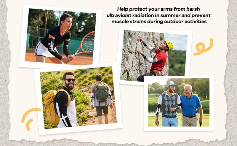 6 Pairs Easter Faith Cross Arm Sleeve Christian Cooling Arm Sleeves  Bible Verses Arm Sleeves for Men Women Football Basketball Baseball Running Cycling Summer Outdoor Activities Protection Arms Easte Basket Stuffer