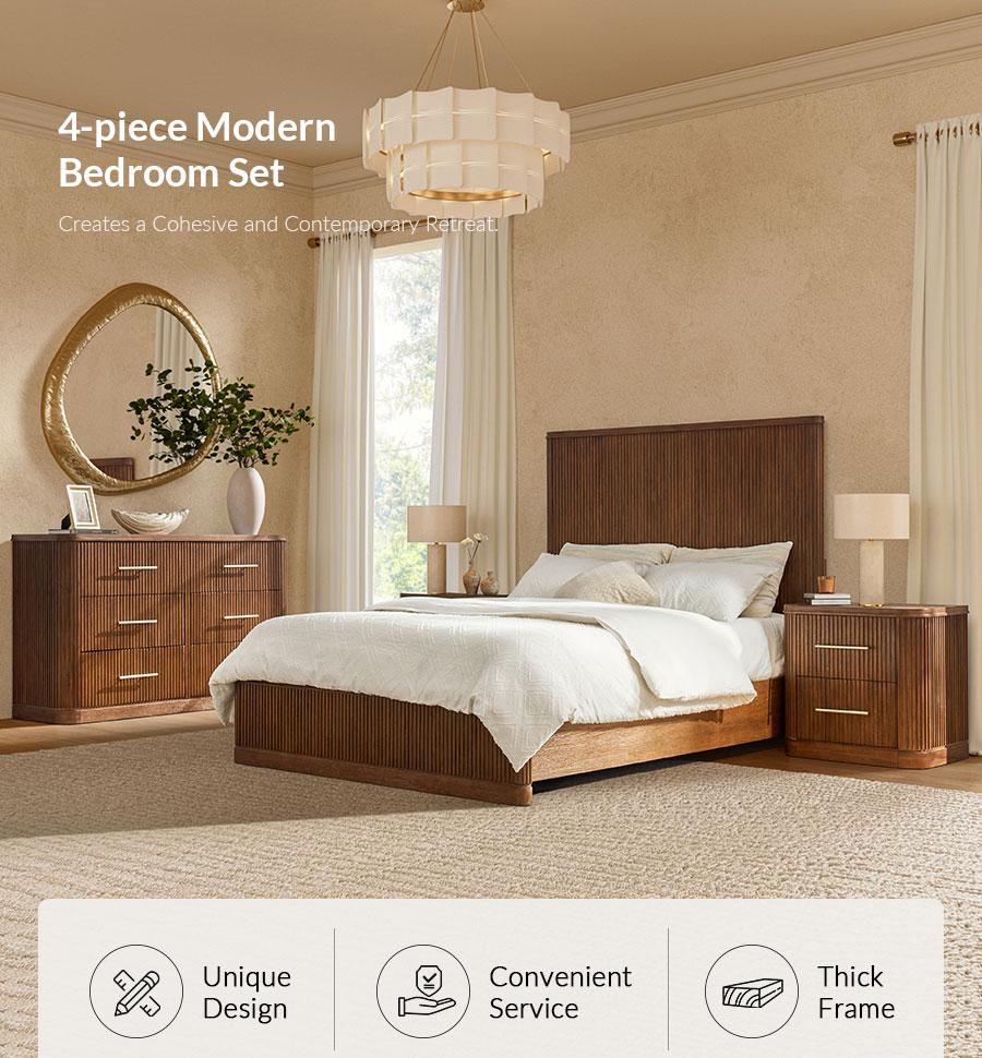 Hulala Bedroom Furniture Sets with Multiple Options