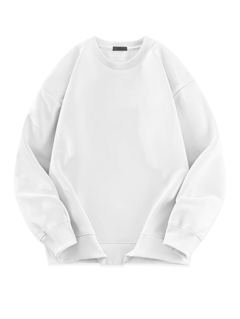 CCCMAI Casual Long Sleeve Crewneck Pullover Sweatshirt for Women & Men Festival Gift Available in Multiple Colors Men's Clothes for Daily Wear