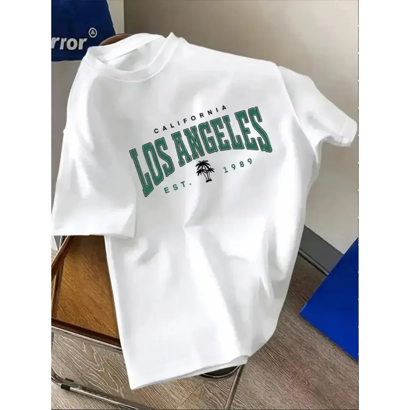 Unisex Relaxation Crew-Neck Long-Sleeve Patterned T-Shirt - High-Quality, Interesting, Fashionable Sports Top for Beach, Streetwear Style, Everyday Wear, Lightweight
