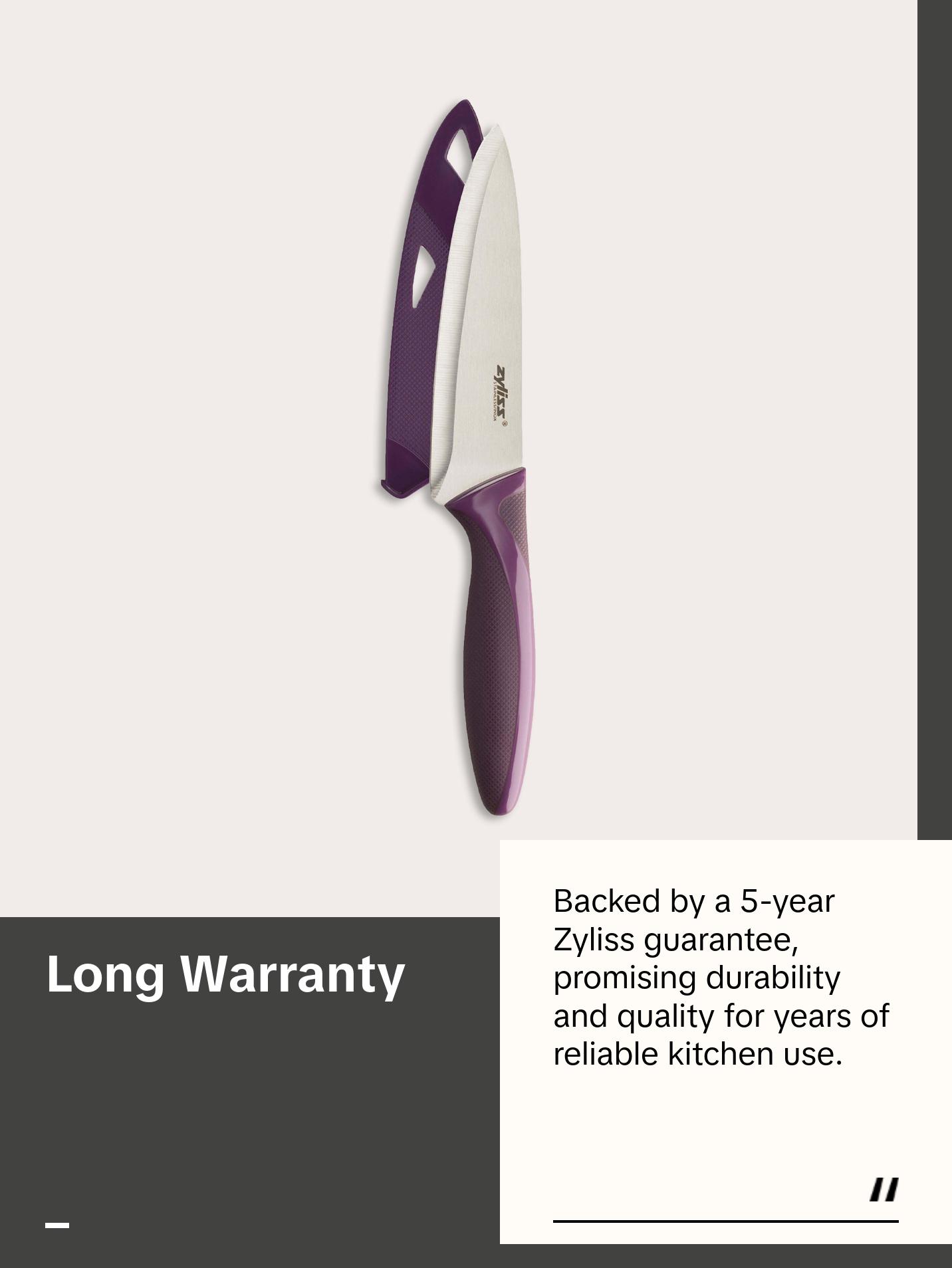 Zyliss Utility paring kitchen knife with sheath cover