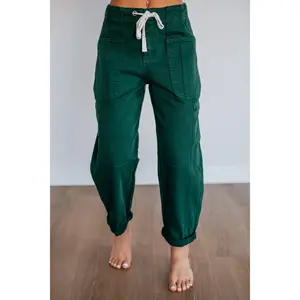 Kodi Risen Cargo Jeans - Hunter Green