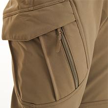 Men's Fleece Lined Winter Tactical Pants Multiple Pockets Hiking Snow Ski Pants