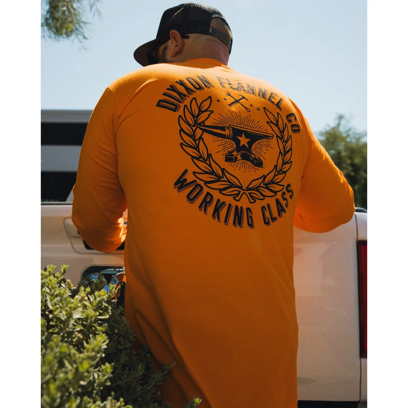 Makers Hi Vis Long Sleeve T-Shirt - Safety Orange
