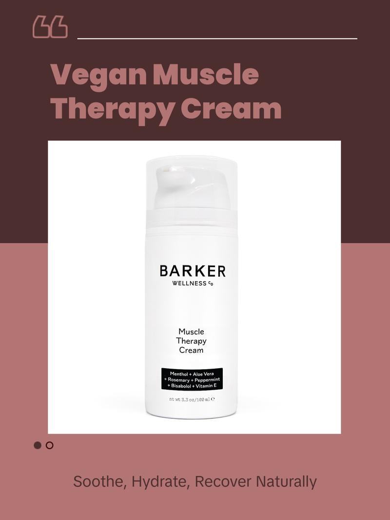 Muscle Therapy Cream Body Care Blend Moisturizers Moisturizing Vegan  Moisture Hydrating Recovery