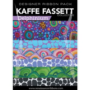 Delphinium Designer Pack Kaffe Fassett DESIGNER Ribbon PACK Renaissance Ribbons