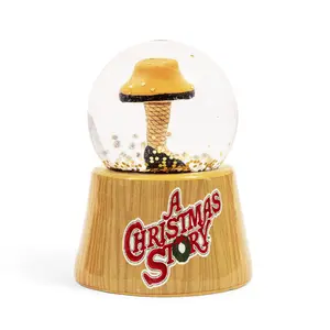 A Christmas Story Leg Lamp Mini Light-Up Snow Globe | 3 Inches Tall