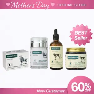 Aussie Betta Australian Pure Beef Tallow Golden Micro Peptide Serum – Valentine’s Day Gift Set (Skincare Combo) – with Niacinamide and Bifida Skin Repair Formula for Fine Lines and Dark Spots, Anti-Aging, Firming & Deep Hydration