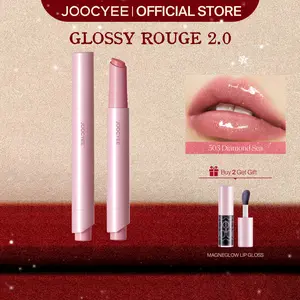JOOCYEE Glossy Rouge, Lipstick, Blur, Long-Lasting, Hydrating, Radiant, Non-Sticky, Transfer-Resistant, Quick Film-Form, Glass Lip Effect, No Dryness, Skin-Friendly, Multi Shades, Beginner-Friendly, Holidays, Dates, Birthday, Valentines Day Gift, New Year