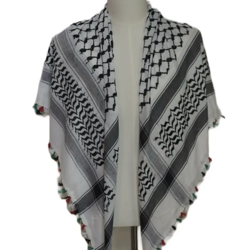 Ahla Shabab Pali Color Tassel Original Palestinian Hatta/Kuffiyeh