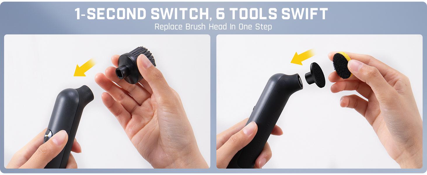 Fanttik G9 Nano Electric Spin Scrubber, Cordless Power Grout Brush, Type-C Fast Charging with LED Power Display, IPX7 Waterproof, 8 Replaceable Heads for Cleaning Grout, Corners, Crevices Fanttik G9 Nano Electric Spin Scrubber, Cordless Power Grout Brush, Type-C Fast Charging with LED Power Display, IPX7 Waterproof, 8 Replaceable Heads for Cleaning Grout, Corners, Crevices