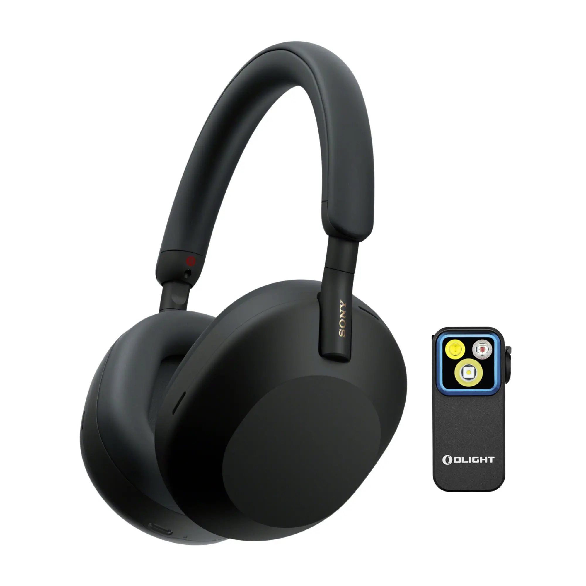 WH-1000XM5 Wireless Noise Canceling Over-Ear Headphones Bundle (Black) for Sony