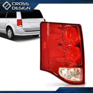 CROSSDESIGN Fit For 2011-2020 Dodge Grand Caravan LED Tail Lights Lamp Driver Left Side