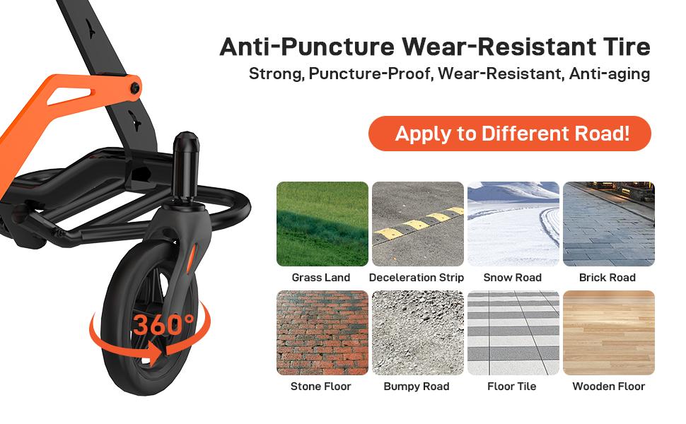 【GARVEE】Portable Lightweight Folding Transport Chair with Locking Handbrake, Removable Flip Armrests, Aluminum Alloy Frame, Swinging Footrests, Supports 220 lbs, Ideal for Indoor & Outdoor Use