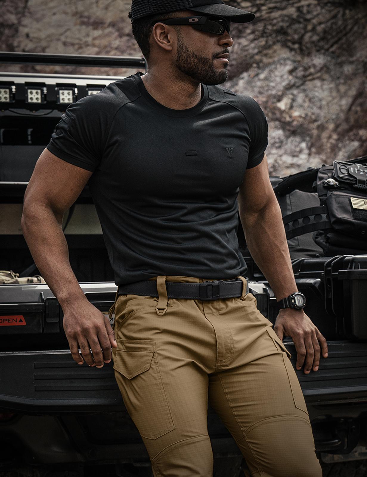 IDOGEAR Men's 1.5" Ratchet Nylon Belt Quick Release Buckle Sport Belt CCW Belts 3430 SpringStatements