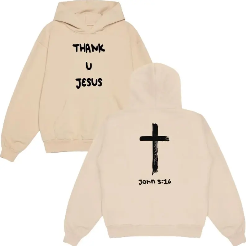 Youth and Adult Daydrian Harding Merch Hoodie Thank U Jesus Holiday Hoodie