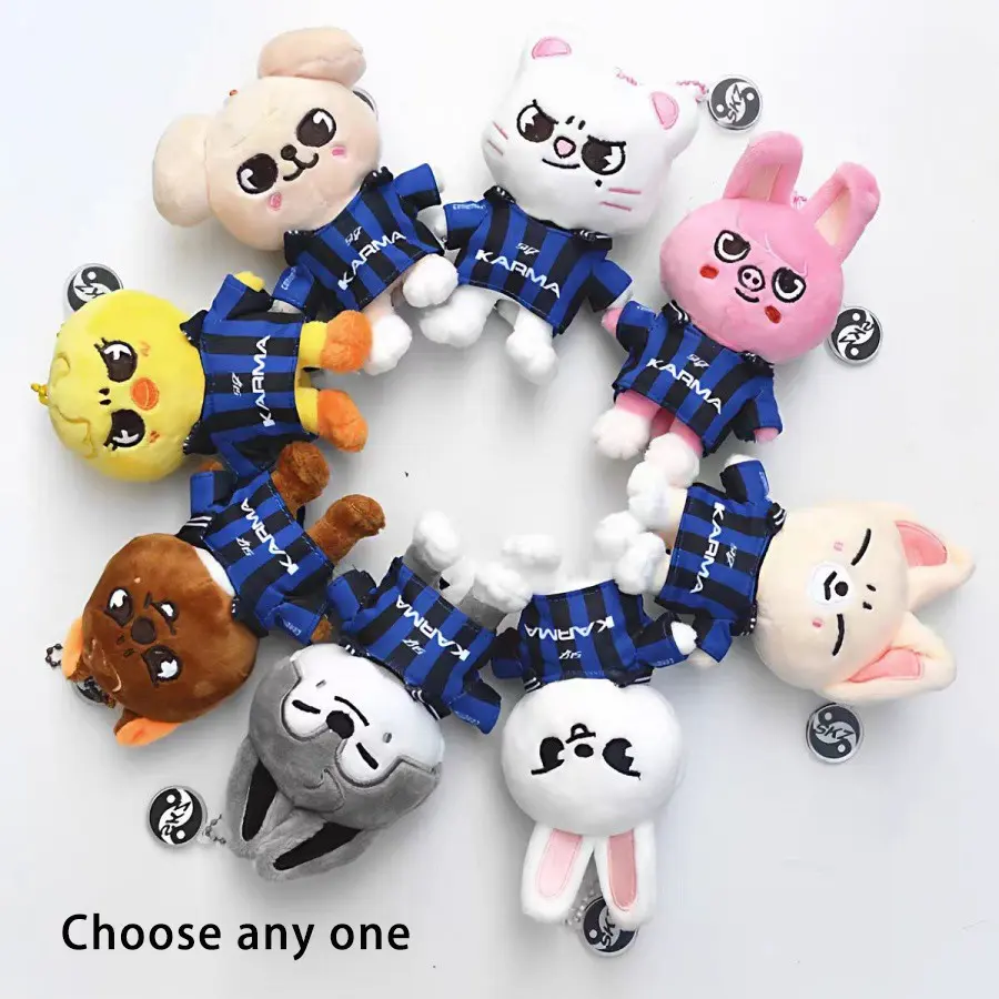 Cute Karma Series Plush Hanging Doll, Adorable Star Small Plush Toy, Perfect for Fans to Hang Bags, Kawaii Stuffed Animals, Soft Huggable Stuffed Animal, Cuddly Doll Gift, Stuffed Animal Gifts, Model Xinghao
