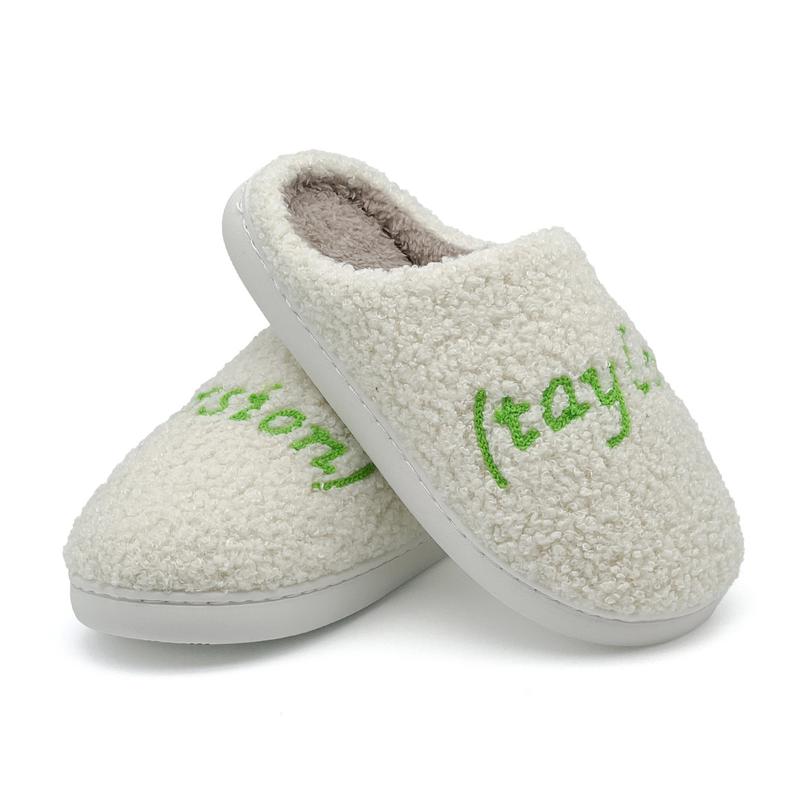 Lumubby Taylors Slippers for Women Men Comfy Ladies Bedroom Slipper Birthday Gifts Cute House Shoe Warm Fuzzy Indoor Memory Foam Slip on Shoes Cozy Soft Wool Like Plush Fleece Boy Footwear