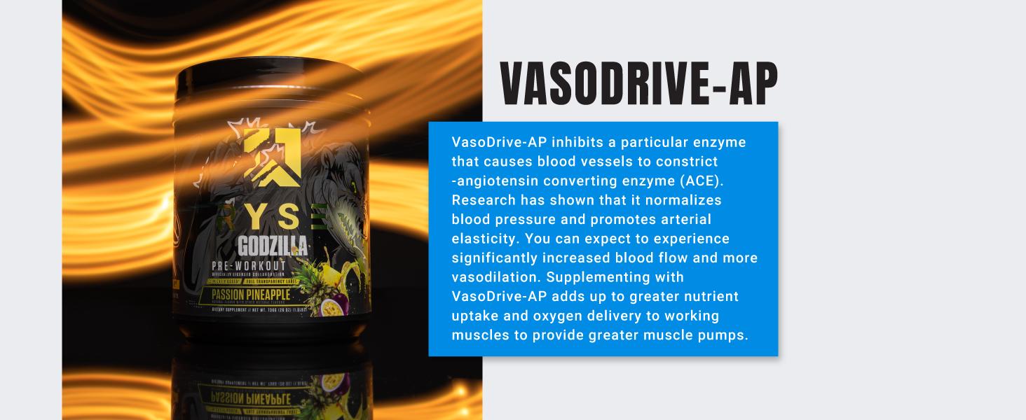 RYSE Godzilla Pre Workout Powder - Noel Deyzel Signature - 400mg Caffeine, High-Stim Energy Supplement with Beta Alanine - 40 Servings