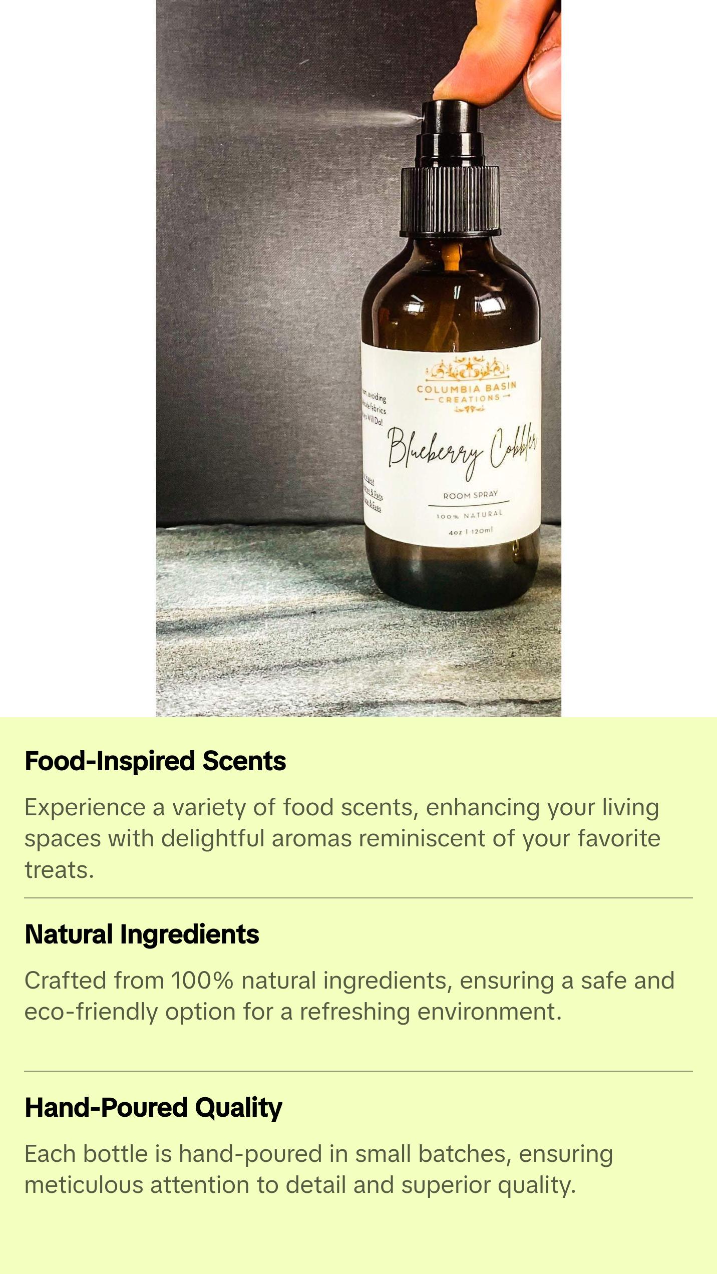 Room & Linen Spray (Food Scents)