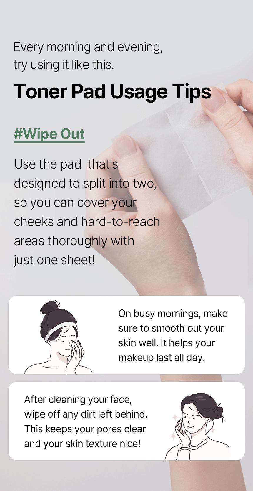 [mixsoon Official Shop] Bifida Toner Pads 9.46 fl.oz / 250ml / 120 Sheets - Hydrating & Rejuvenating Toner Pads, Korean Skin Care