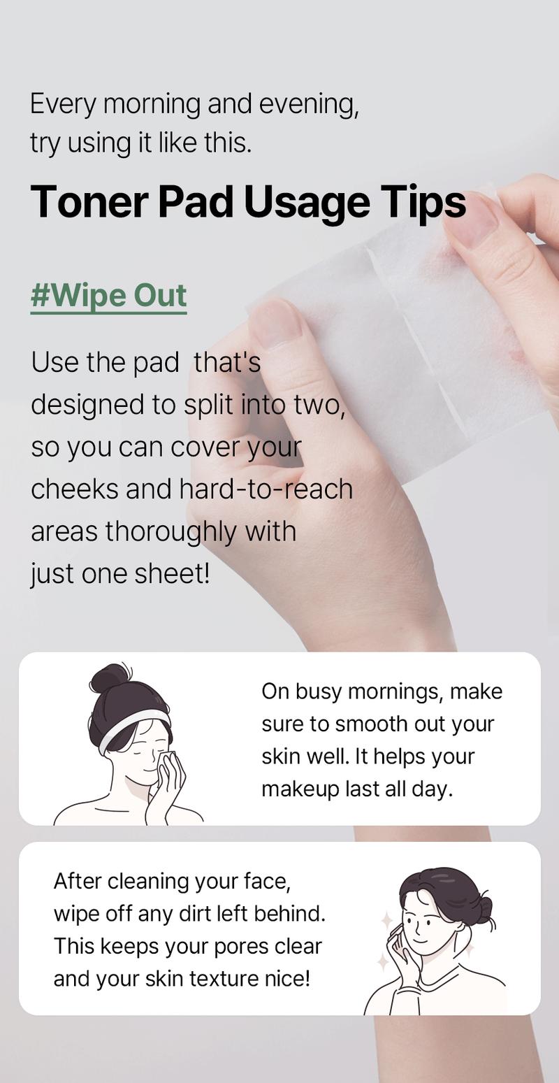 [mixsoon Official Shop] Bifida Toner Pads 9.46 fl.oz / 250ml / 120 Sheets - Hydrating & Rejuvenating Toner Pads, Korean Skin Care