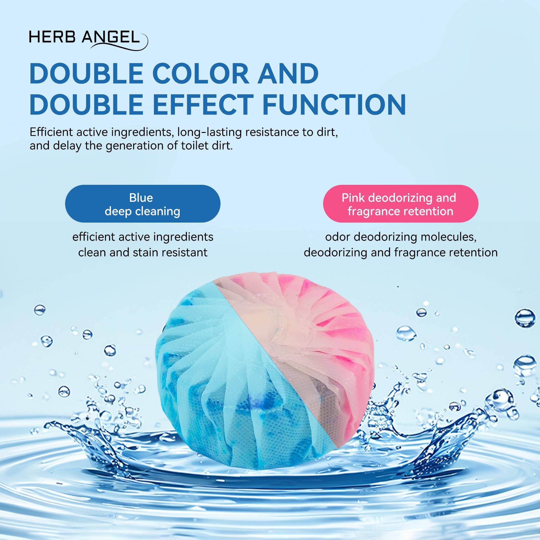 Dual Color & Dual Effect Automatic Toilet Bowl Cleaners Tablets （home essentials） 12 24 32 40 Pack Effective Cleaning Solution