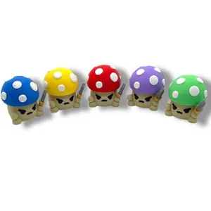 Mushroom Warrior Fidget Clicker - Fidget Fun Mushy Guy Ready for Battle
