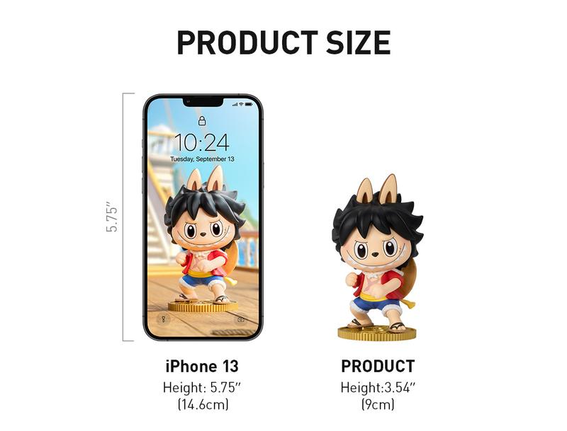 POP MART THE MONSTERS × One Piece Series Figures, Labubu Collectible Toys, Valentine’s Day Gifts