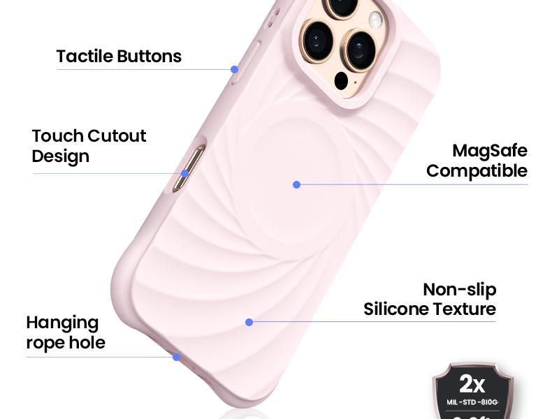 VORTUXE iPhone 17, 16 Series Case [2X Military Grade Drop Tested/VORTUXE Textured/Compatible with Magsafe]