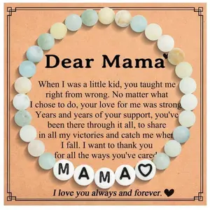 Gifts for Mom Mama Grandma Grammy Granny Gigi Mimi Nonna,Beaded Bracelets Birthday Mothers Day Christmas Jewelry Giftsfor Womer
