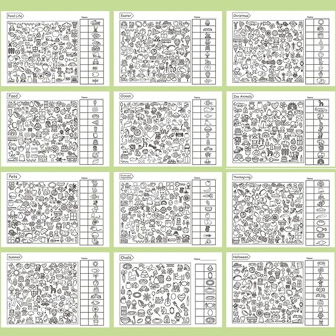 Look and Find Book 800 Pictures