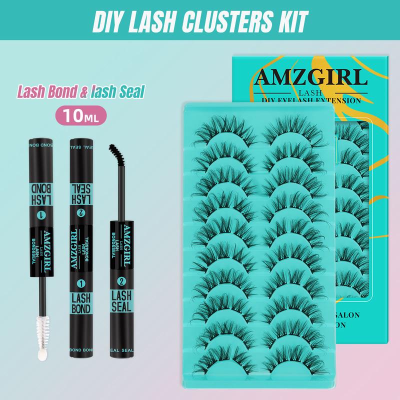 AMZGIRL LASH 84PCS Diy Lash Extension Kit Prism Eyelashes Makeup Cosmetic