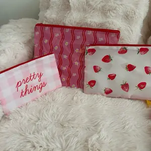 Set of 3 pretty Cosmetic Bags