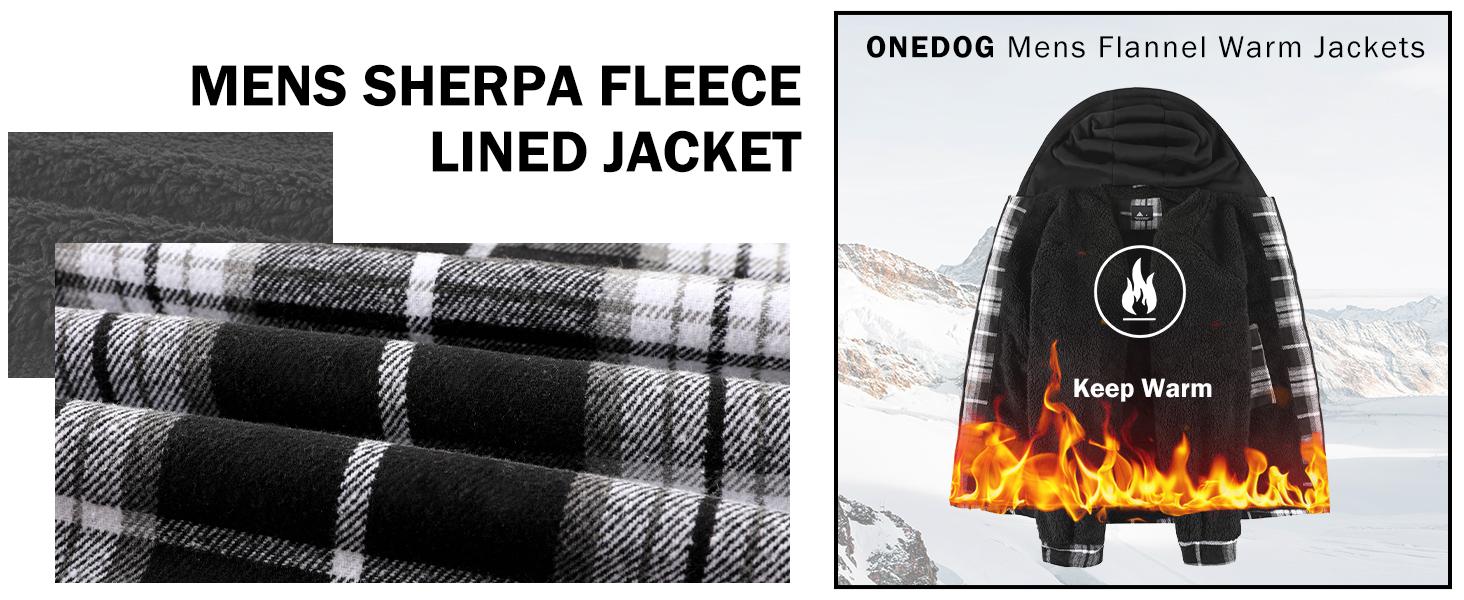 ZITY Men’s Plaid Hooded Fleece Jacket – Windproof Warm Shirt Jacket, Jackets & Tops with Motocross Outdoor Style ZITY Men’s Plaid Hooded Fleece Jacket – Windproof Warm Shirt Jacket, Jackets & Tops with Motocross Outdoor Style