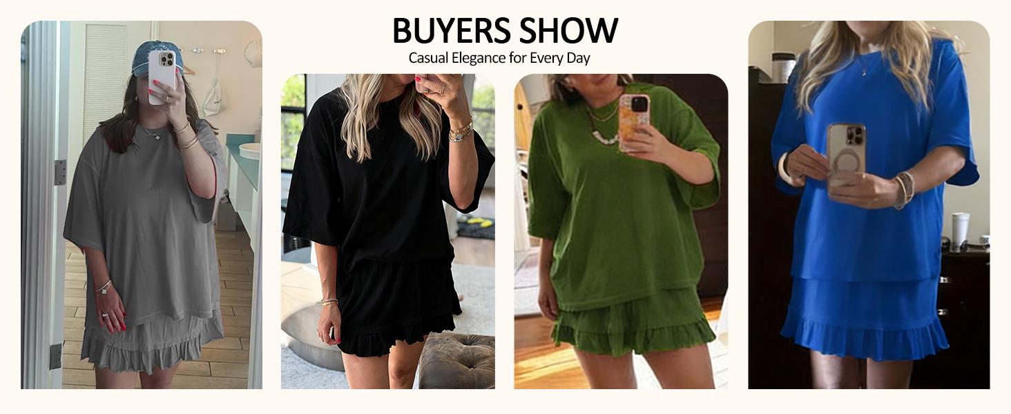 Yousify Women's 2 Piece Skirt Set Summer Vacation Outfits Short Sleeve Crewneck Top & Casual Mini Skirt for Easy Styling,summeroutfits,vacationoutfits,bathingsuitwomenset,beachoutfits Yousify Women's 2 Piece Skirt Set Summer Vacation Outfits Short Sleeve Crewneck Top & Casual Mini Skirt for Easy Styling,summeroutfits,vacationoutfits,bathingsuitwomenset,beachoutfits