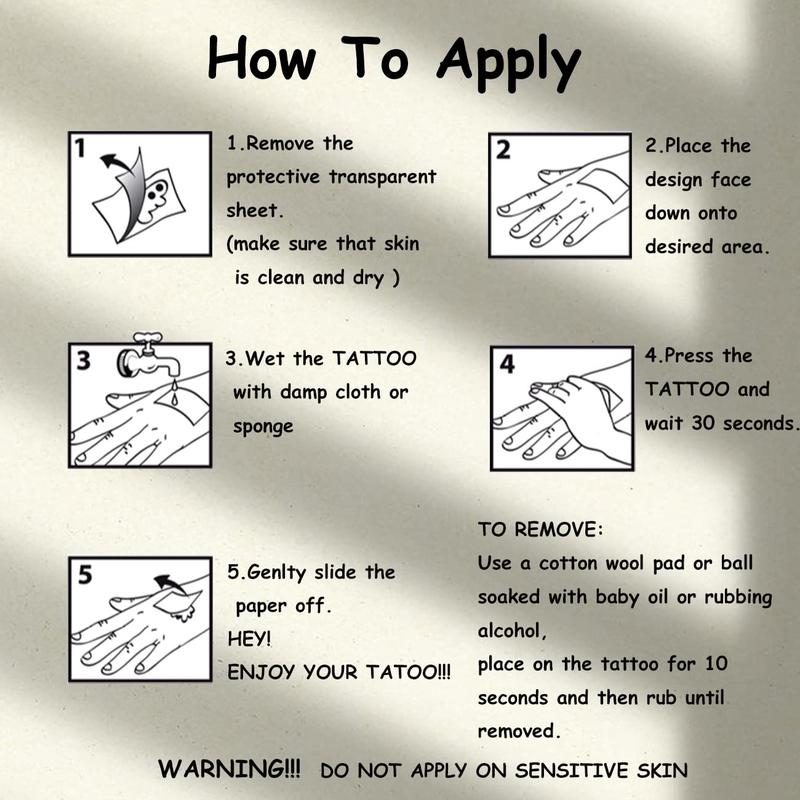 23 Sheets Flower Temporary Tattoos For Women - Waterproof Realistic Rose Orchid Tattoos Tiny Branch Sketch Fake Tattoos for Women Body Art Arm Neck Hands