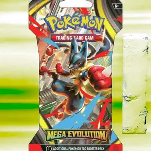 Pokemon TCG: Mega Evolution - Phantasmal Flames Sleeved Booster Pack [ME02] English Version - 10 Cards Per Pack