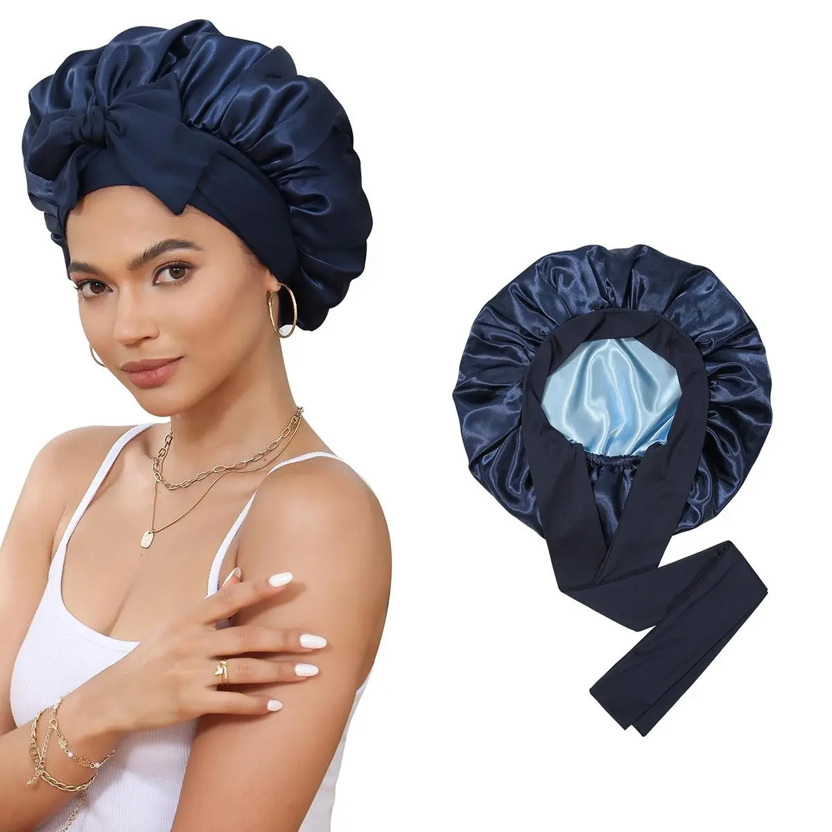 Navy Blue-Light Blue