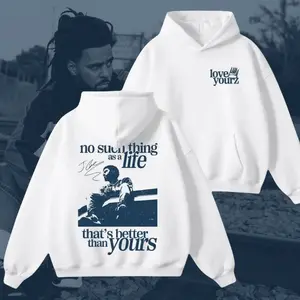 Love Yourz Hoodie, No Such Thing As A Life That's Better Than Yourz Shirt, Vintage Hip Hop Graphic Hoodie, Rap Music Fan Gift