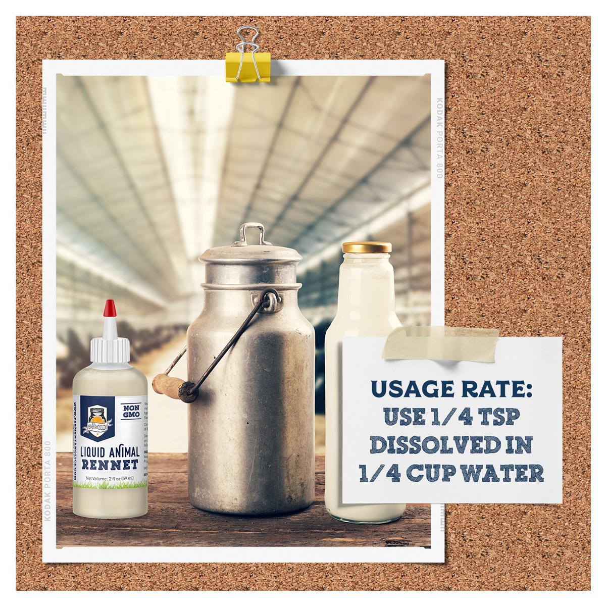 Liquid Animal Rennet - 2 oz