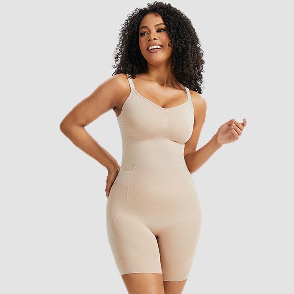 Lilylove Easy-Off Seamless Sculpting Bodysuit Full-Shapewear Tummy Slimming & Butt Lifting for Women Breathable Fabric & Everyday Comfort From S to XL