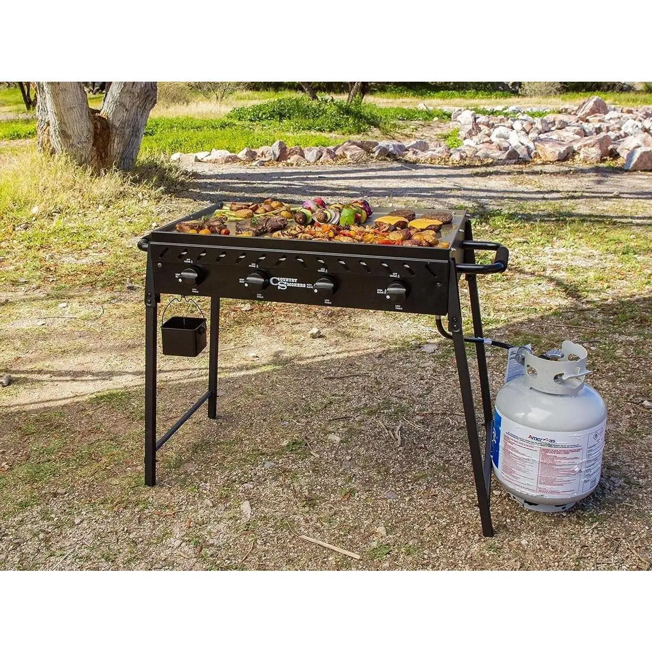 Get Fired Up with the 4-Burner Highland Griddle!