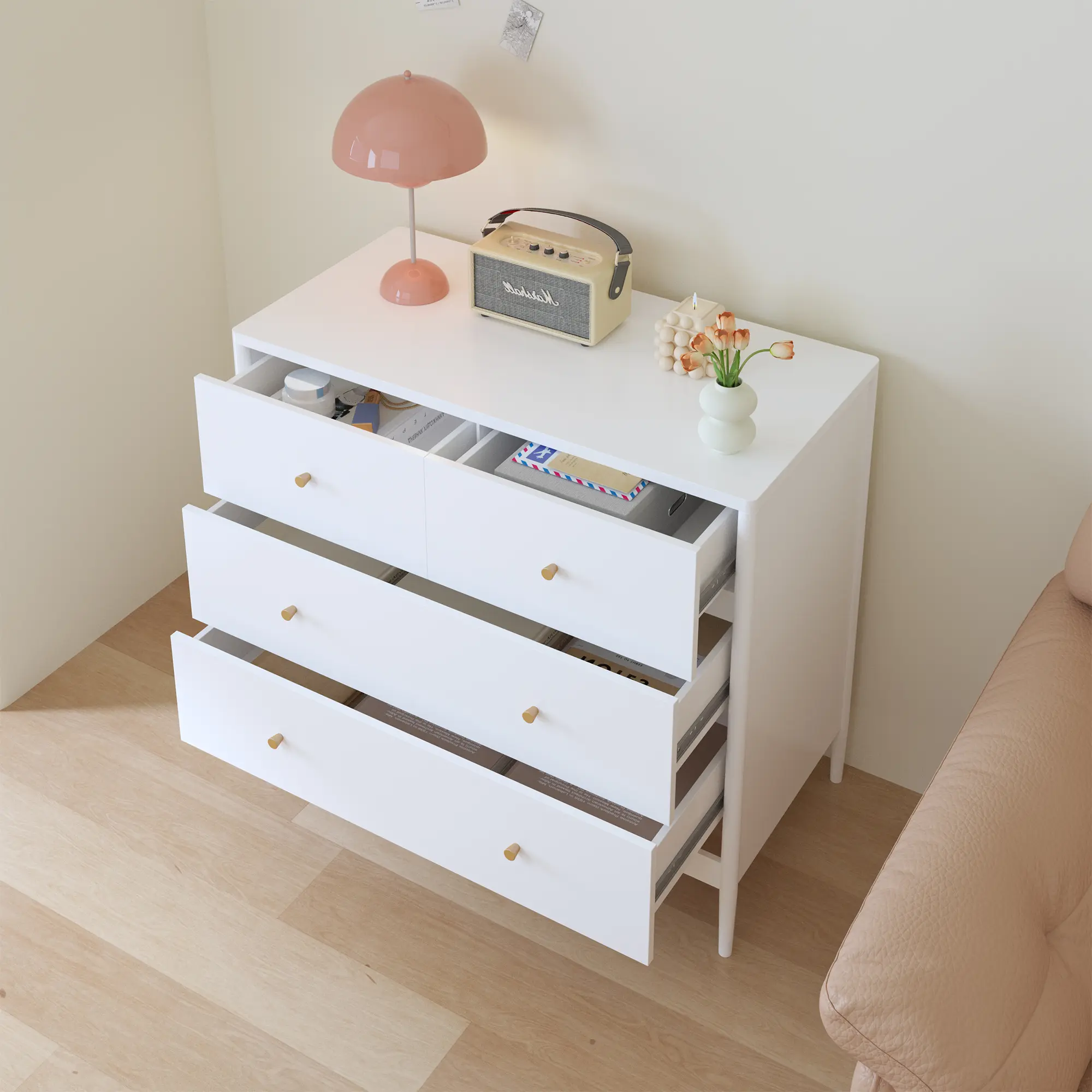 white childs dresser Vabches Multi-Functional Chest of Drawers Kids Cabinet with 6 Clean lines and classic beadboard make the Catalina Collection as versatile as it is beautiful HILLSDALE FURNITURE Hillsdale Kids and