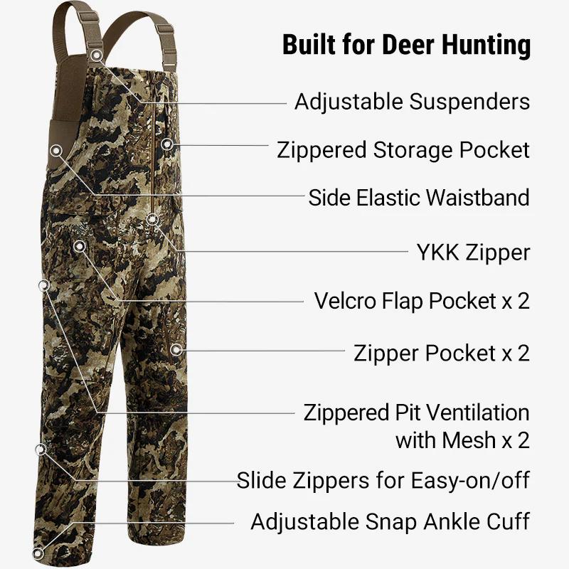 Tidewe TimberGhost Super Silent Windproof Whitetail Hunting Jacket Early/Mid Season #BlackFridayDeal