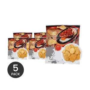 HUAYUAN Black Pepper Steak Flavor Potato Chips - 5 Pack (34g Each) - Taiwanese Snack, Crispy & Savory