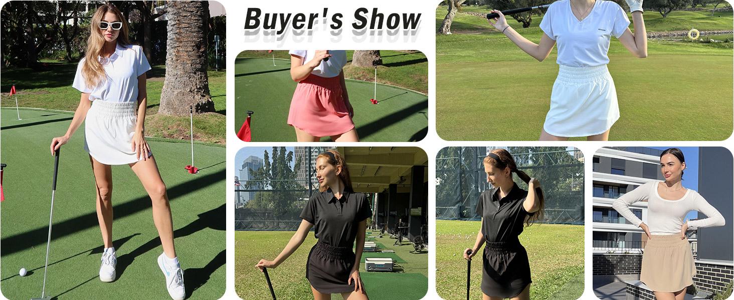 PINSPARK Golf Skirts for Women High Elastic Waisted Athletic Skort 2 Pockets Curved Hem Tennis Skirt for Pickleball Workout springtok Outdoorfun Activewear PINSPARK Golf Skirts for Women High Elastic Waisted Athletic Skort 2 Pockets Curved Hem Tennis Skirt for Pickleball Workout springtok Outdoorfun Activewear