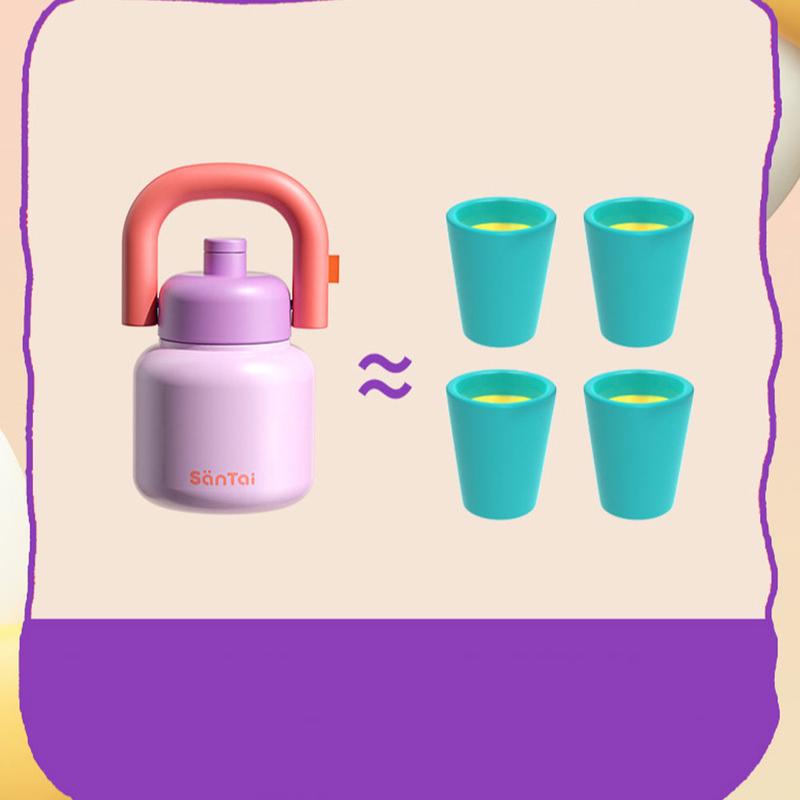 Big Belly Thermos 1000ml/34oz SUS 316 Stainless-Steel 12h Hot 12h Cold With Handle And Straw Baby Safe Material